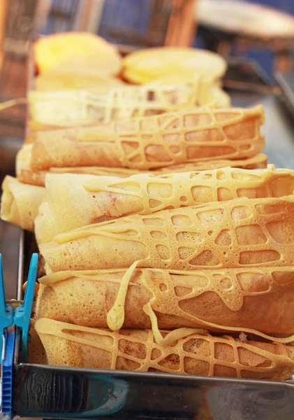 Spuntino pancake nel mercato — Foto Stock