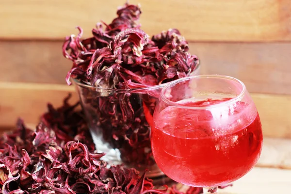 Roselle Bebida y okra seca — Foto de Stock