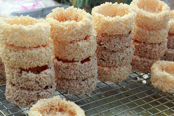 Makanan asia goreng beras lengket — Stok Foto