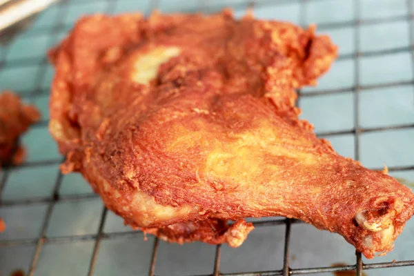 Primer plano de pollo frito — Foto de Stock
