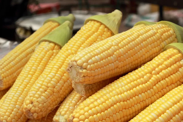 Sweet corn in the market — Stock Photo, Image