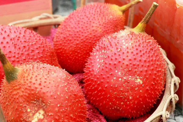 Süßer Kürbis auf dem Markt — Stockfoto