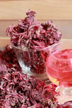 Roselle içecek ve kuru bamya 