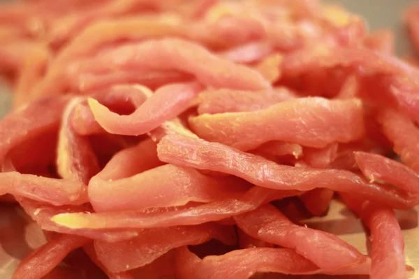 Textura fresca de cerdo crudo - en el mercado —  Fotos de Stock