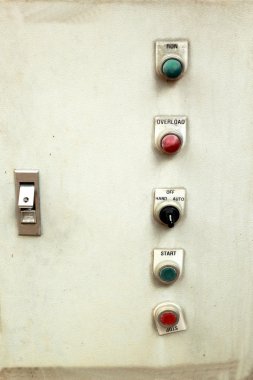 Trafo kabine, açık elektrik kontrol kutusu
