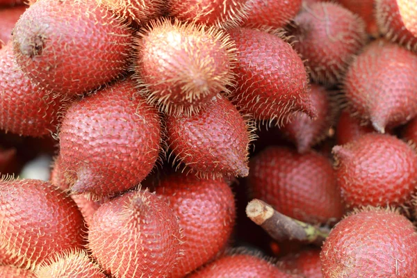 Frutas de Zalacca no mercado — Fotografia de Stock