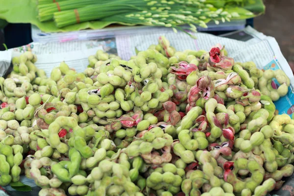 Manila-Tamarinde auf dem Markt — Stockfoto