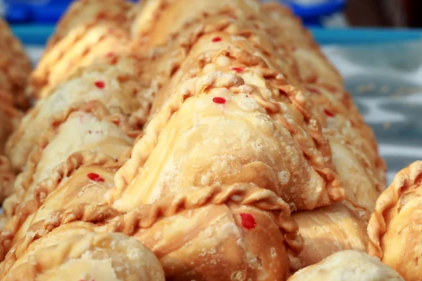 Vara de massa frita no mercado — Fotografia de Stock