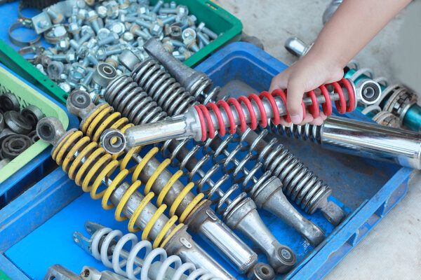 shock absorber car background texture