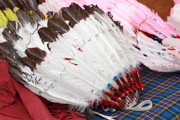 Native american indian chief headdress — Stock Photo, Image