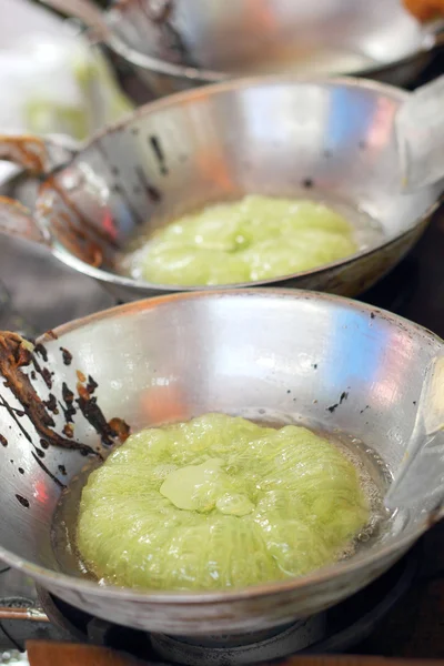 Tailandia postre - masa frita tradicional — Foto de Stock