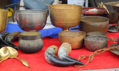 kase vintage bakır lehimlemek içinde çarşı.