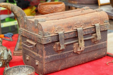 güvenli kilit - vintage tarzı yakın çekim