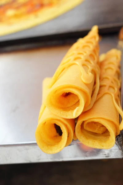 Snack panqueque en el mercado —  Fotos de Stock