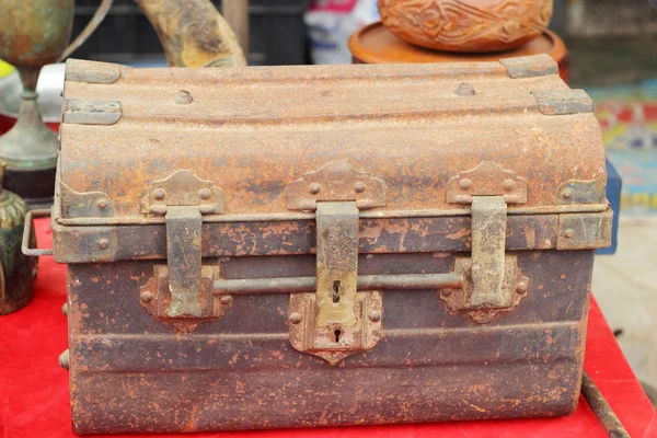Close up of safe lock - vintage style — Stock Photo, Image