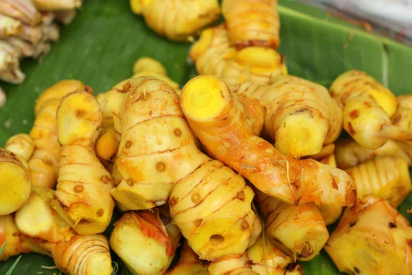 Raíz de jengibre en el mercado — Foto de Stock