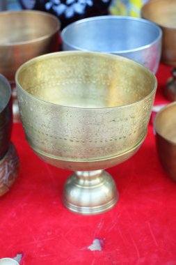 kase vintage bakır lehimlemek içinde çarşı.