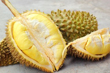 Durian meyve yemek için olgunlaşmış