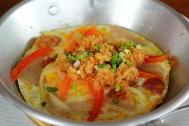 sahanda yumurta tava ile Kahvaltı 