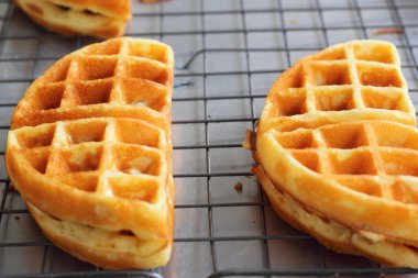 piyasada tatlı waffle