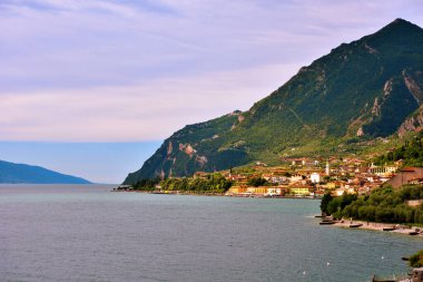 Brescia İtalya 'nın Limon Konsolosu Garda' nın panoraması