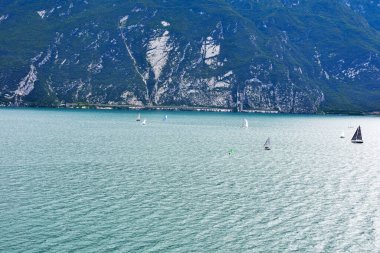 Brescia İtalya 'nın Limon Konsolosu Garda' nın panoraması