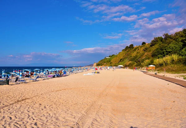 Parghelia Beach Tropea Calabria Italy — стокове фото