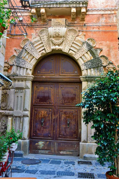 Bragho Palác Rokokový Barokní Styl Tropea Itálie — Stock fotografie