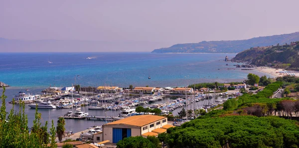 Turisthamnen Tropea Italien — Stockfoto