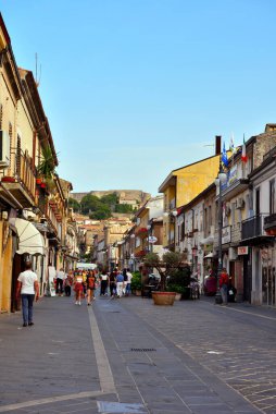 Küçük Calabrian eyaletinin yaya merkezi 17 Eylül 2021 Vibo Valentia İtalya