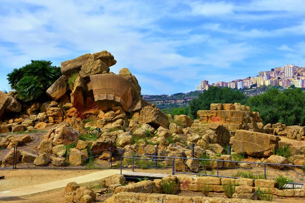 Valle Los Templos Agrigento Sicilia Italia — Foto de Stock