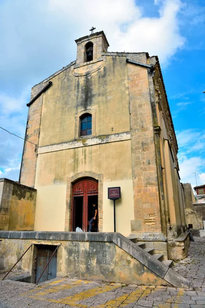 Templom Sant Agnese Ragusa Szicília Olaszország — Stock Fotó