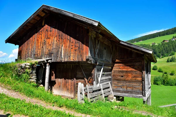 Güney Tyrol Talya Val Funes Panoraması — Stok fotoğraf