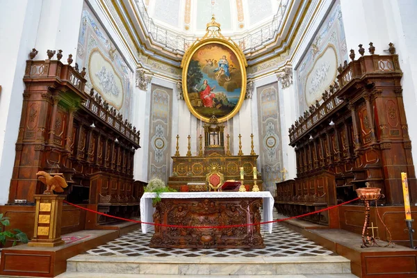 Intérieur Église Saint Jean Evangéliste 2018 Modica Italie — Photo