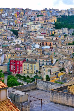 Ragusa Sicilya İtalya panoraması