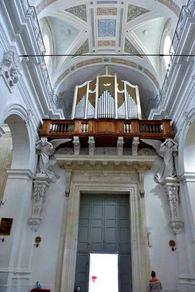 圣约翰福音派教会内部2018年Modica意大利 — 图库照片