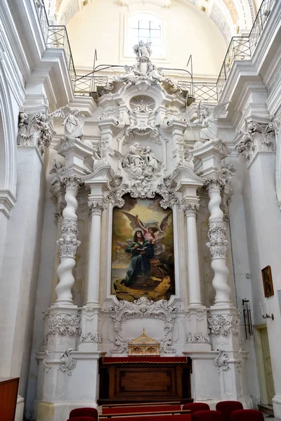 Εσωτερικό Του Ναού Του Αγίου Ιωάννη Του Ευαγγελιστή 2018 Modica — Φωτογραφία Αρχείου