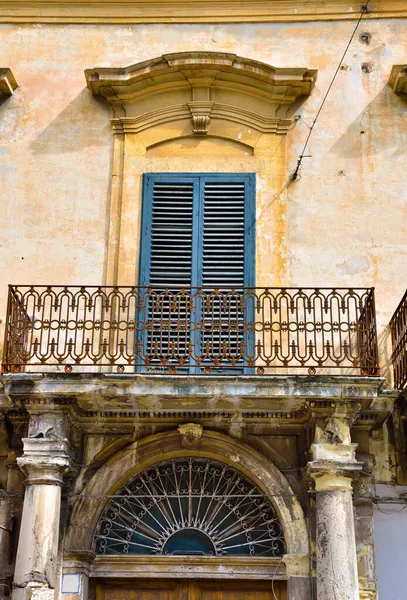 Palast Tommaso Rossi Tedeschi Sec Xix Modica Sizilien Italien — Stockfoto