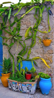 Sicilya 'nın güzel tarihi köyü Sicilya 26 Eylül 2018 Marzamemi İtalya