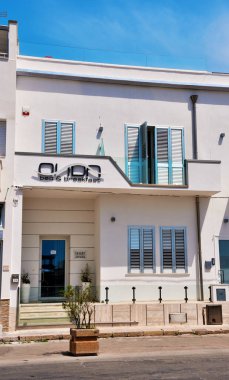 Salento köyünde 29 Nisan 2018 Porto Sezaryo İtalya