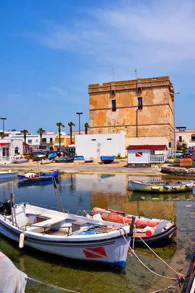 Porto Cesareo Puglia Itálie Caesarea Tower — Stock fotografie