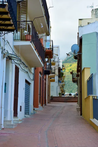 Casco Antiguo Castellammare Del Golfo Sicilia Italia — Foto de Stock