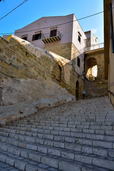 Старе Місто Кастелламмаре Дель Гольфо Сицилія — стокове фото