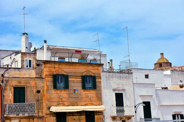 Ostuni Weiße Stadt Apulien Süditalien — Stockfoto