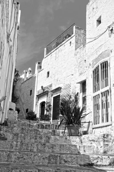 Historyczne Centrum Ostuni Puglia Włochy — Zdjęcie stockowe