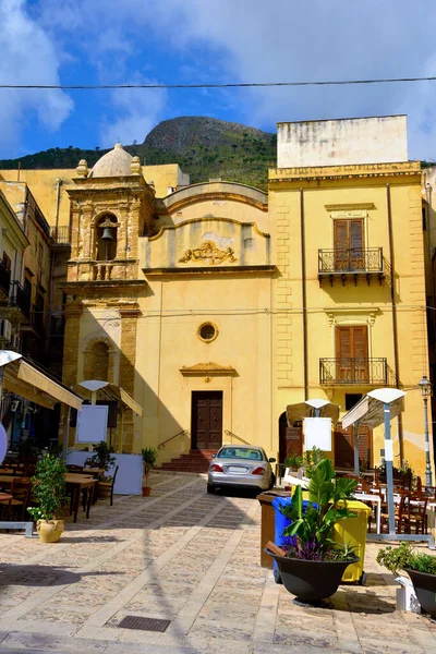 Église Maria Delle Grazie Castellammare Del Golfo Sicile Italie — Photo