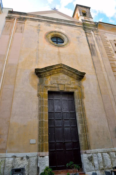 Antigua Iglesia Santa Maria Santissima Degli Agonizzanti Castellammare Del Golfo — Foto de Stock