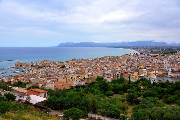 Panorama Castellammare Del Golfo Sicilia Italia — Foto de Stock