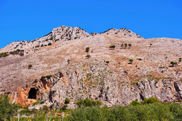Berg Nära Castellammare Golfo Sicilien Italien — Stockfoto