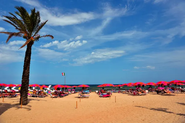 Praia Considerada Uma Das Praias Mais Bonitas Sicília Toda Itália — Fotografia de Stock